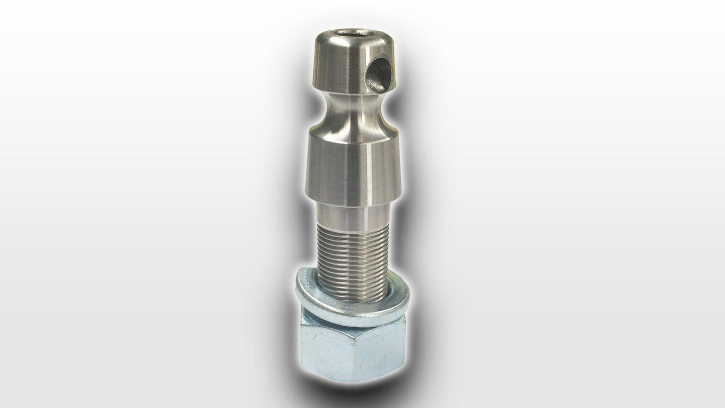 3.5T Tapered Tow pin (HEAVY DUTY 1 1/4") attaching shank.